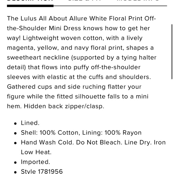 Lulus All About Allure White Floral Print Off-the-Shoulder Mini Dress - Picture 7 of 7